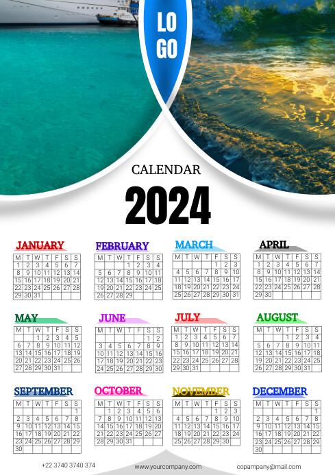 Editable calendar Template | PosterMyWall