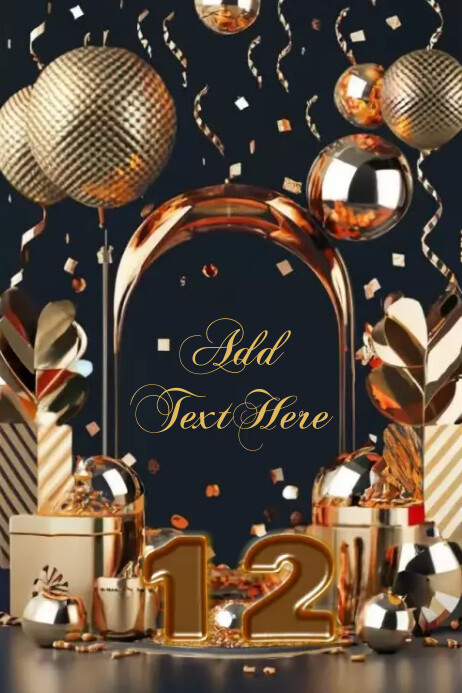 Celebrating Design Editable celebration stage decorate template | PosterMyWall