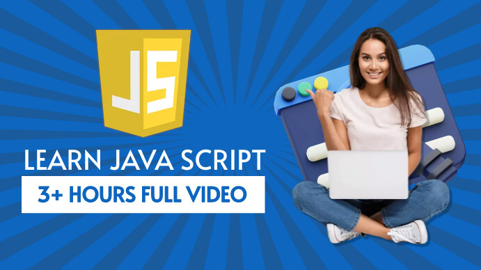 Editable custom thumbnail java script Template | PosterMyWall