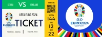 EDITABLE Euro 2024 Ticket Template Facebook-Cover