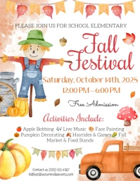Editable Fall Festival Flyer Template