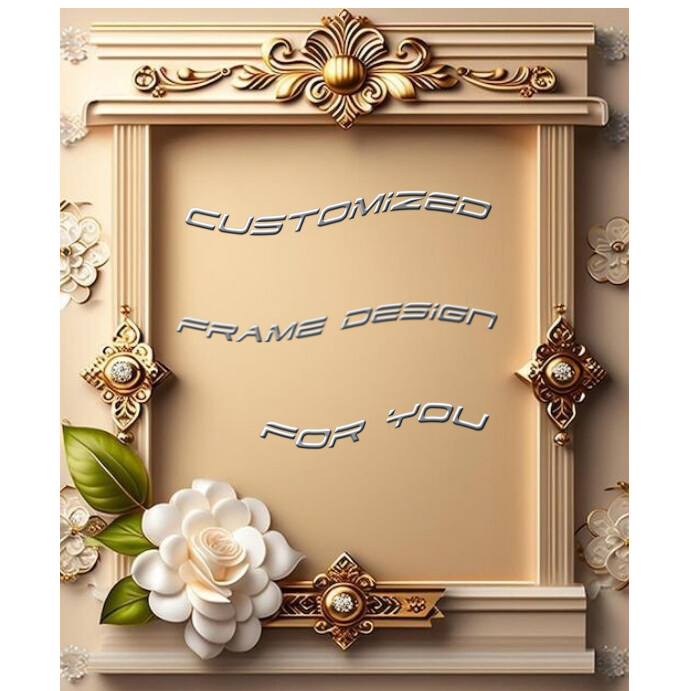 Editable Frame Design Template | PosterMyWall