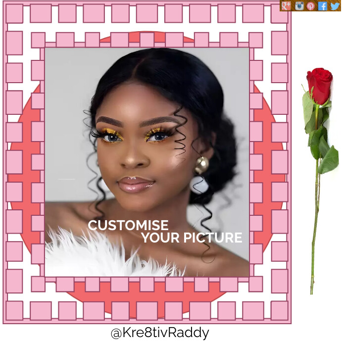 Editable Frame Template | PosterMyWall