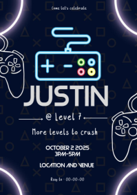 Editable Gaming Template A4