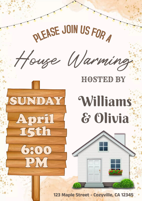 1.37K+ Free House Warming Invitation Templates | PosterMyWall