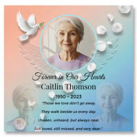 Editable Memorial Social Post Template - In Loving Memory