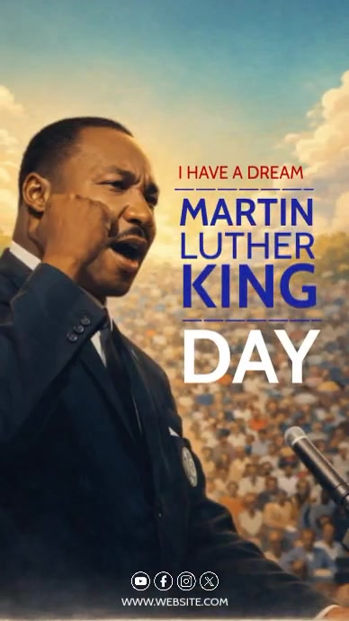 Editable MLK Day Template | PosterMyWall