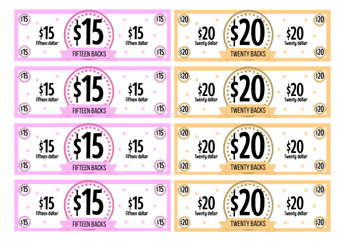 Free Printable Mom Bucks Template Free Printable Mom Bucks Template