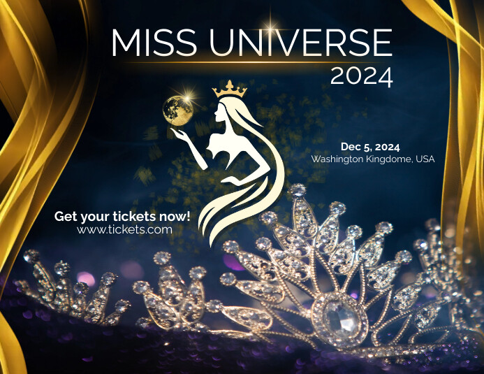 Editable pageant design template | PosterMyWall