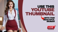 Editable Professional  Beautiful Woman Digita Display digitale (16:9) template