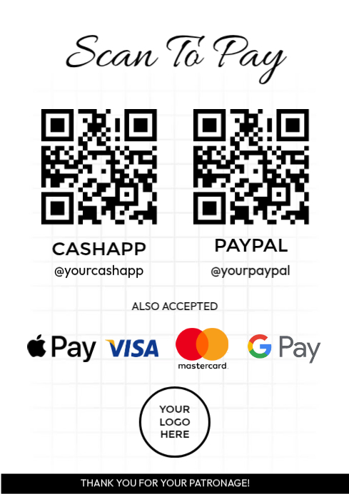 Editable QR Code Scan Flyer Template | PosterMyWall
