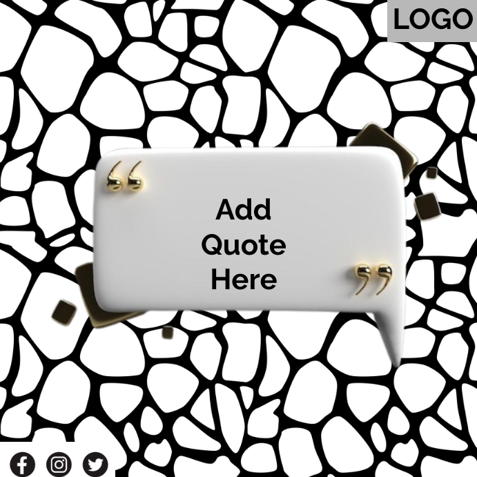 Editable Quote template design | PosterMyWall