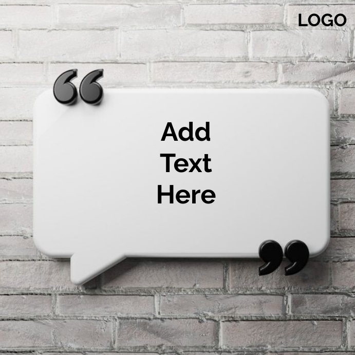 Editable Quote template design Instagram Post