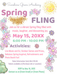 Spring Fling Banner Template | PosterMyWall