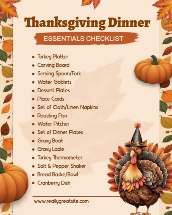 editable-thanksgiving-dinner-planning-checklist-template-postermywall