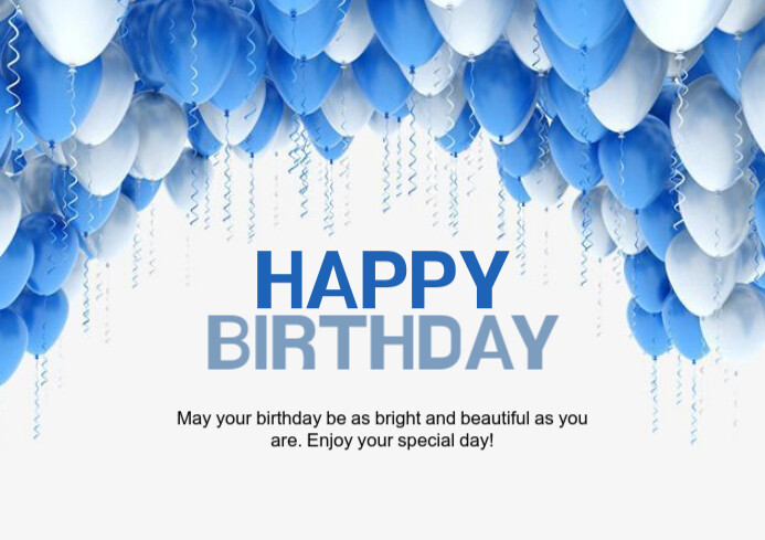 edited birthday template | PosterMyWall