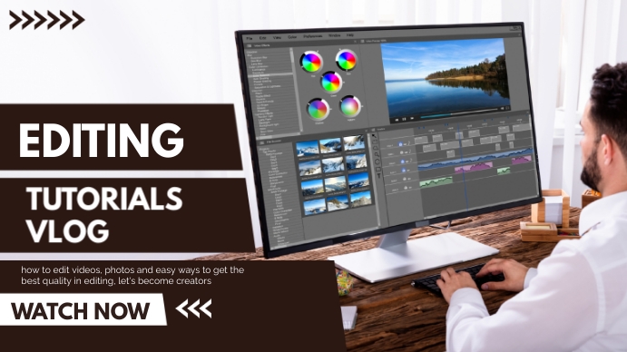 EDITING TUTORIALS THUMNAIL Template | PosterMyWall