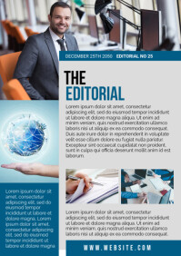 Editorial Page Layout Template | PosterMyWall