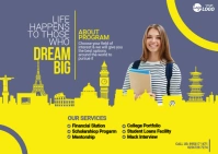 Education Admission Template Postcard