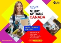Education Admission Template Postcard