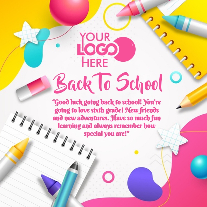 education background Post Instagram template