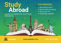 Education Banner Design Template Postcard