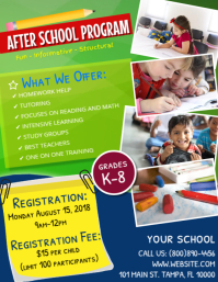 2 620 After School Program Customizable Design Templates