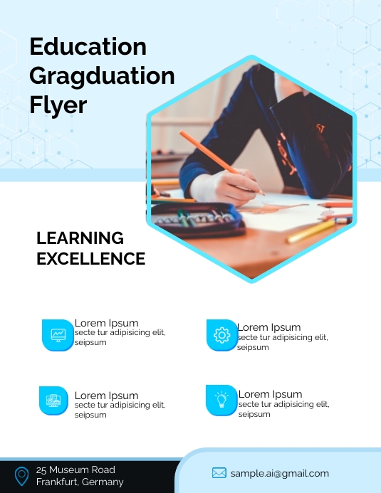 Education Graduation Flyer Template | PosterMyWall