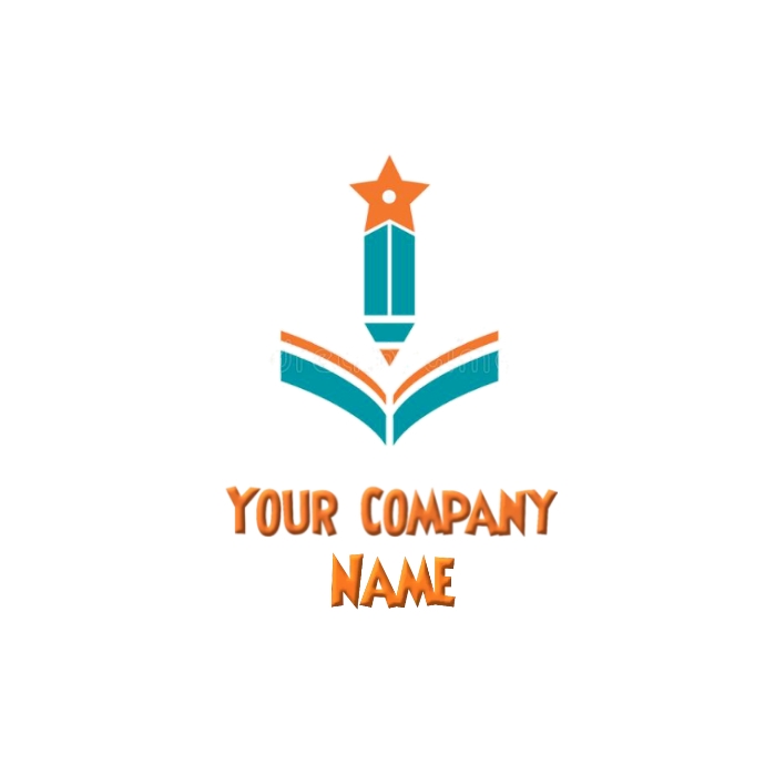Education icon, book icon logo school logo template