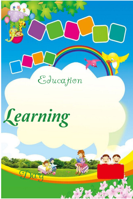 Education learning days Poster template