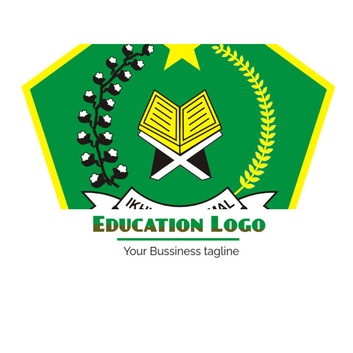 Education logo  Book Logo  Graduation logo Logótipo template