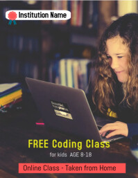 6,280+ coding classes flyer design template Customizable Design ...