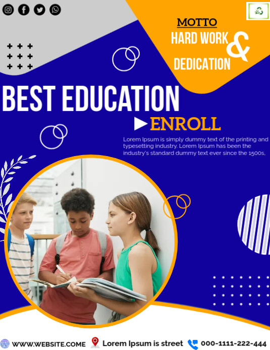 Copy of Education Poster Template | PosterMyWall