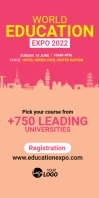 Education Roll Up Banner template