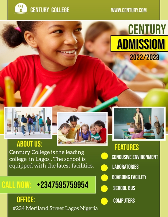 EDUCATIONAL (3) Flyer (US Letter) template