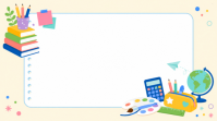 Blanco School Supplies งานแสดงผลงานแบบดิจิทัล Template