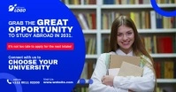 Educational Consultancy Ad Facebook Shared Image template