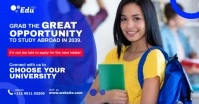 Educational Consultancy Ad Facebook Shared Image template