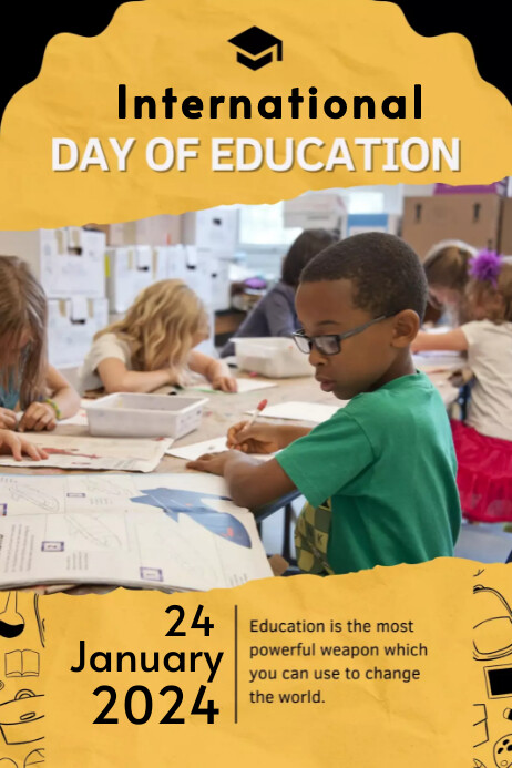 Educational day template | PosterMyWall
