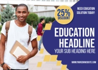 Educational Postcard template