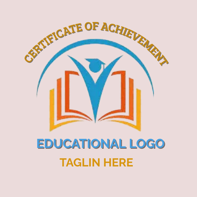 educational logo design template 2023 | PosterMyWall