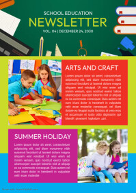 Educational Newsletter Template | PosterMyWall