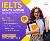 Educational poster design Large Rectangle template