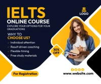 Educational poster design Large Rectangle template