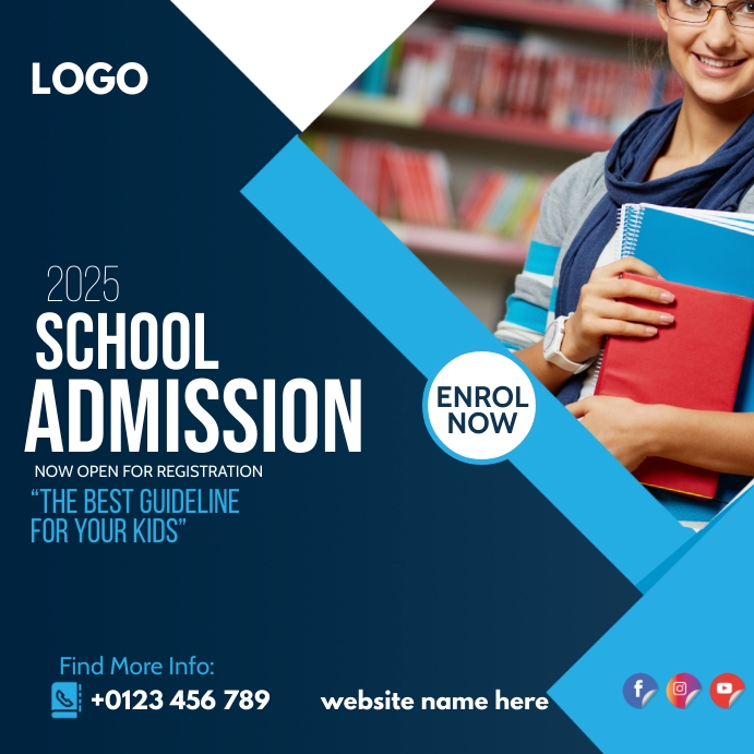 Educational Poster Design School Posters Template | PosterMyWall