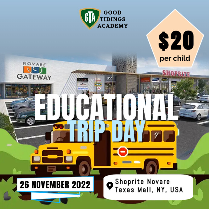 Copia de Educational Trip | PosterMyWall