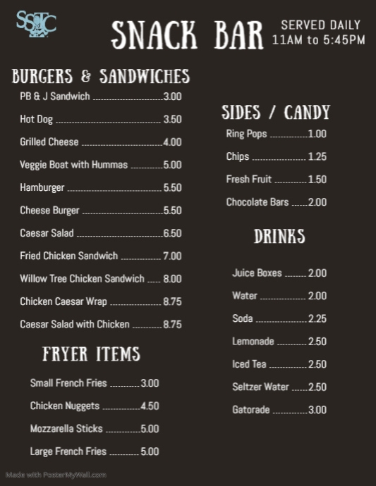 Copy of Bar Snack Menu Flyer Template | PosterMyWall