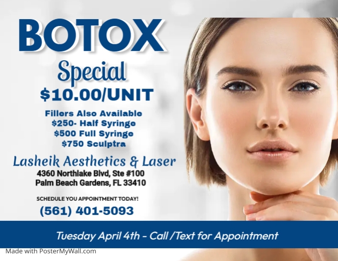 Botox Advertisement Text Examples Botox Commercial | PosterMyWall