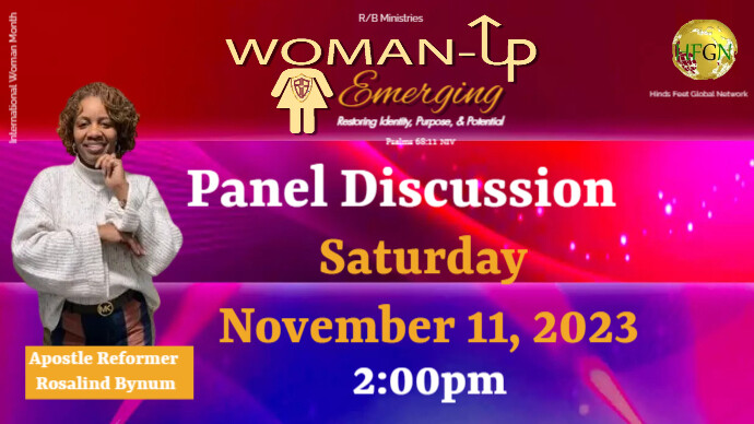 Panel Discussion Digital Display (16:9) template