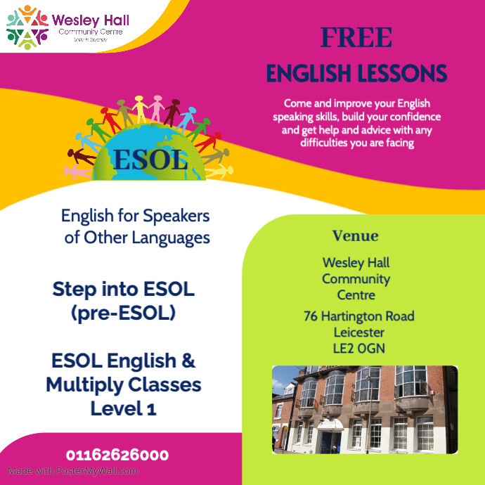 Wednesday ESOL Class Flyer PosterMyWall wednesday-esol-class-flyer-postermywall